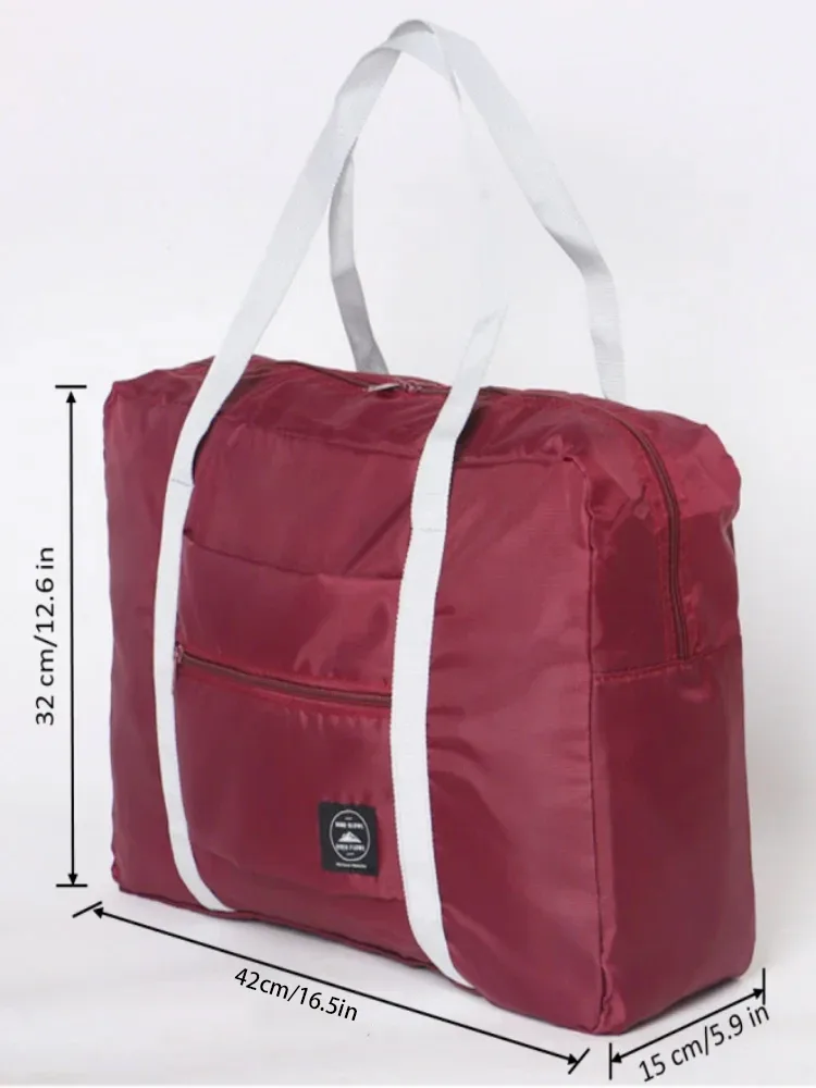 Dimensions du sac de voyage : environ 42 cm de large, 32 cm de haut et 15 cm de profondeur